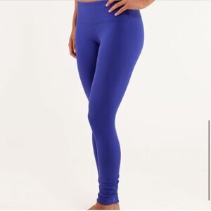 Lululemon Wunder Under Reversible Legging Bruised Berry Black Low Rise